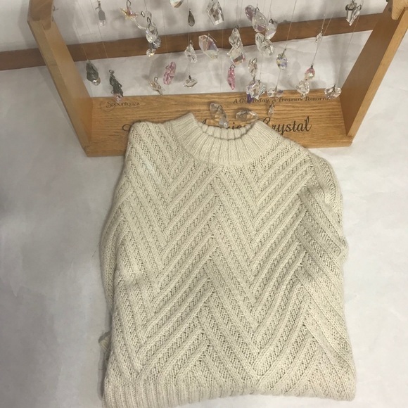 A New Day Ivory Thick Knit Women’s XS Sweater pullover cozy warm - Picture 6 of 6